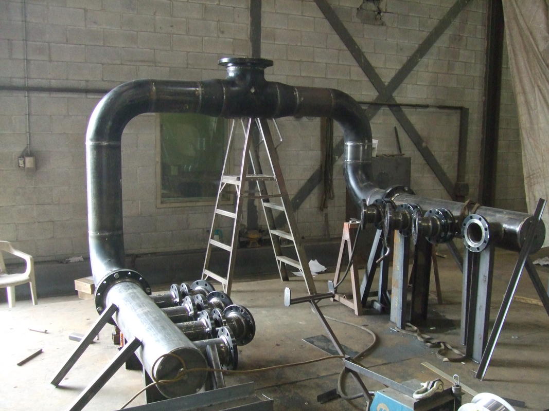 Mild steel piping