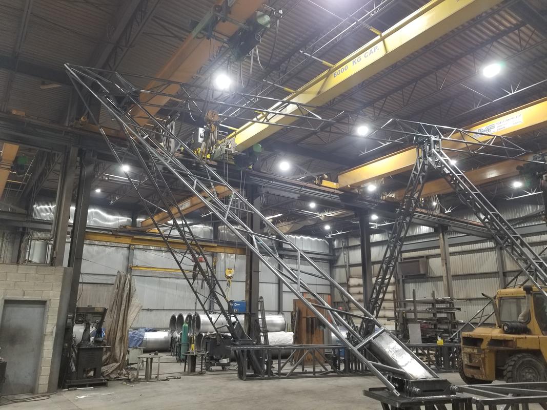 Mild steel structure for stage show